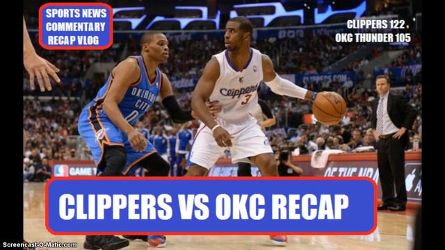 WOW!!! Clippers 122 Thunder 105 (Chris Paul Scores 32 in OKC Blowout) смотреть онлайн