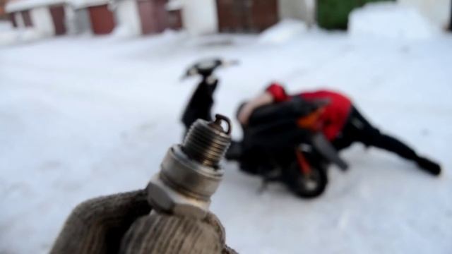 Ремонт Yamaha Jog и Покатушка Honda Dio. смотреть онлайн
