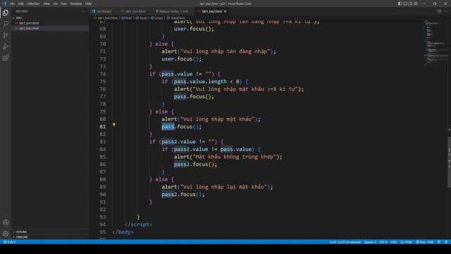 Check form đăng nhập bằng javascript cơ bản смотреть онлайн