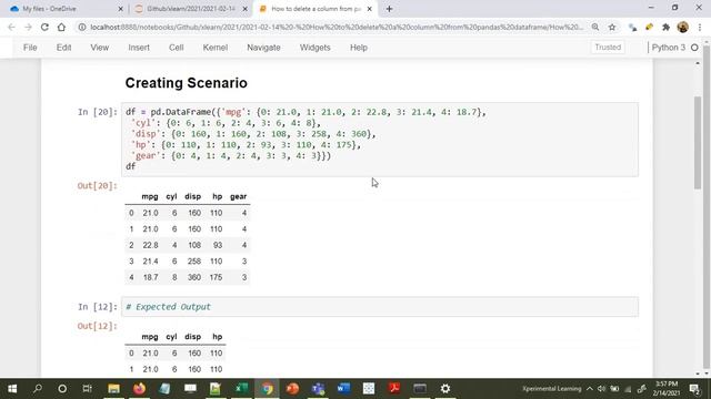 Python - How to delete a column from pandas dataframe ? смотреть онлайн