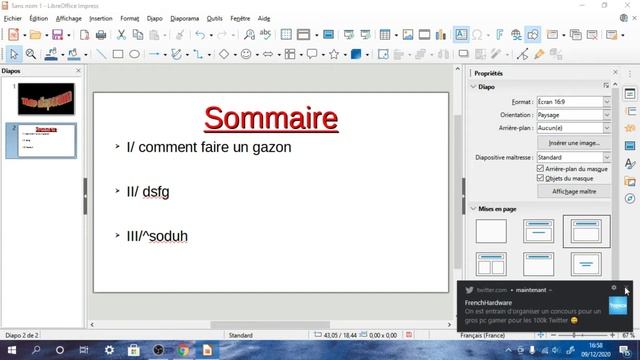TUTO Comment Faire Un Diaporama Avec Libre Office (vidéo Obsolète, Version Récente En Description)