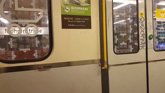 U-Bahn Berlin - Mitfahrt in der Gisela inkl. Linienwechsel - U3 auf U2 смотреть онлайн