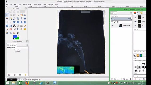 Smoke photography tutorial (gimp colors) смотреть онлайн