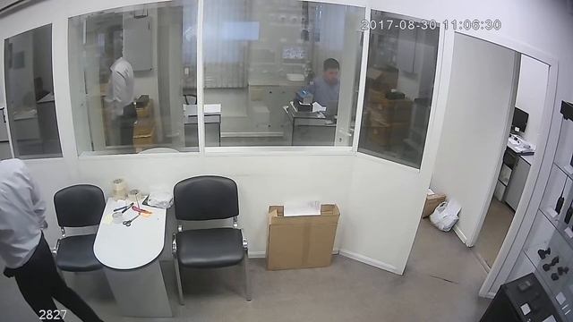 Видеокамера IP IVM-2827. 2MP, AR0237, HI3516Cv300, 3.6мм. Офис, день. смотреть онлайн