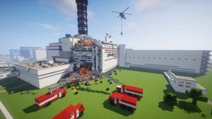 Minecraft Chernobyl disaster/Чернобыльская авария в майнкрафте
