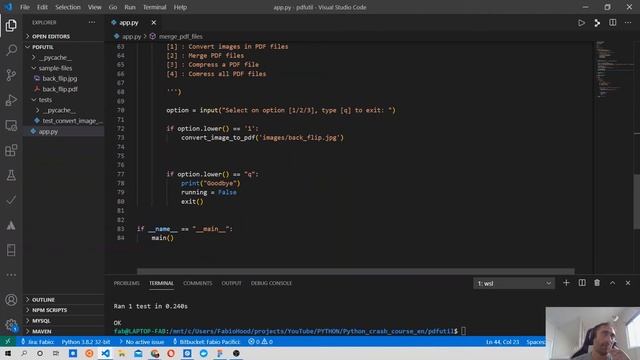 Merge PDF files | Python3 crash course 2020 - Final project PDF utility #2 смотреть онлайн