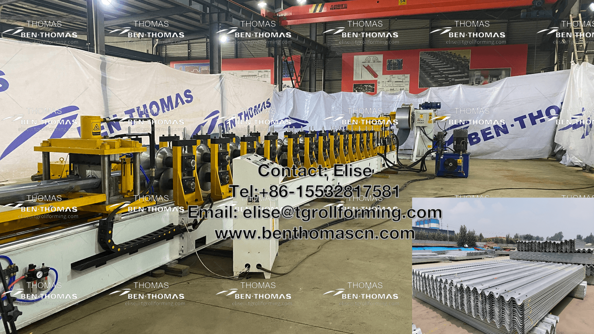 линии профилирования для защитных волновых дорожных отбойников и ограждений | Профильный стан смотреть онлайн