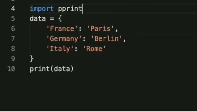The "pprint" module gives you a "Pretty Printer", which is a handy tool if you want to print a big смотреть онлайн