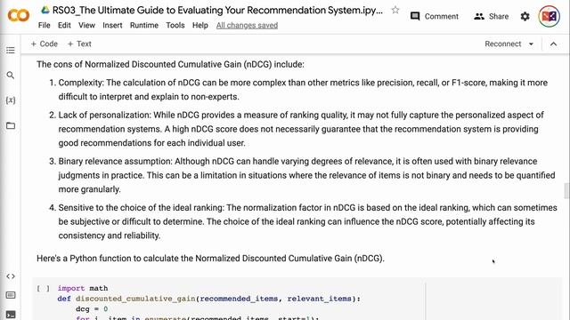 The Ultimate Guide To Evaluating Your Recommendation System | Machine Learning