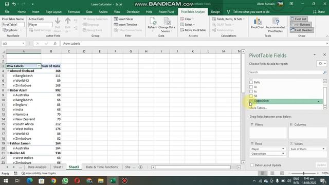 MS EXCEL - Pivot Table (Data Visualization Technique) Part 1 смотреть онлайн
