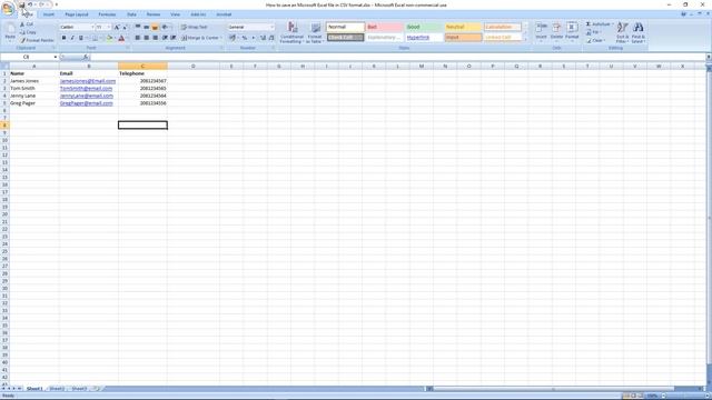 How to save a Microsoft Excel spreadsheet in CSV format смотреть онлайн