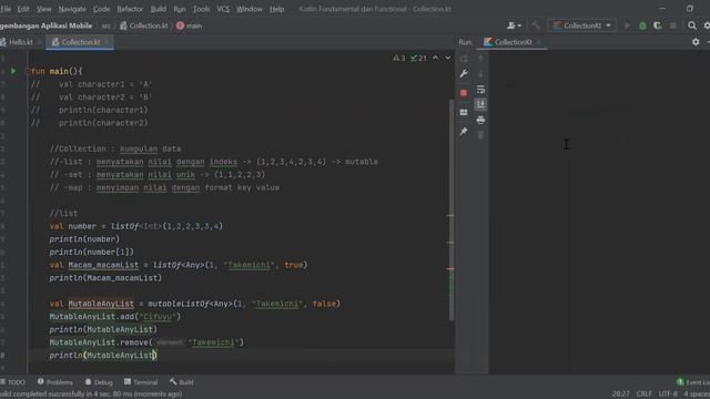 Belajar Kotlin - Collection смотреть онлайн