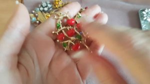 1. Винтажная бижутерия. Распаковка посылки.