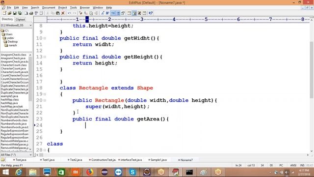 Using final with inheritance in java by Suresh смотреть онлайн