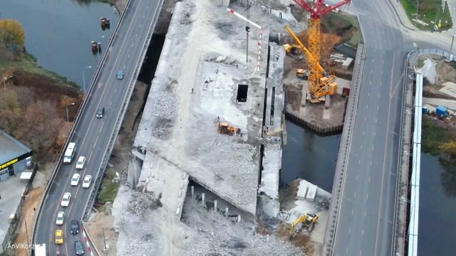 Развязка Волоколамского шоссе и МКАД (01.11.2020) смотреть онлайн
