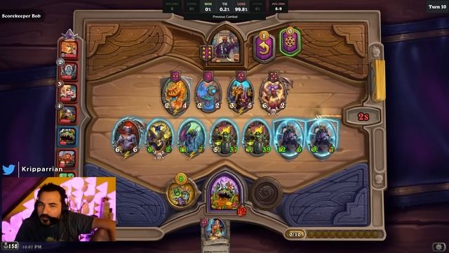 ETERNAL SUMMONER IN MENAGERIE?! - Hearthstone Battlegrounds смотреть онлайн