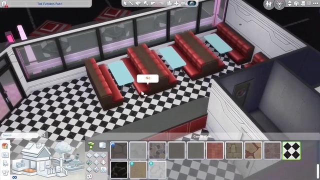 50's American Diner | Sims 4 Speed Build (No CC) смотреть онлайн