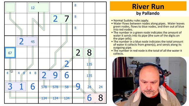 A Sudoku designed to have flow about flow. смотреть онлайн
