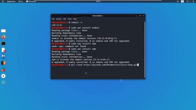 How to Install OWASP Juice Shop in Kali Linux | OWASP Juice Shop Setup | Web Application Pentesting смотреть онлайн