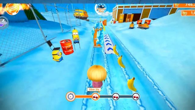 Minion Rush - Level 260 - Running for 11 minutes in the Artic Base. смотреть онлайн
