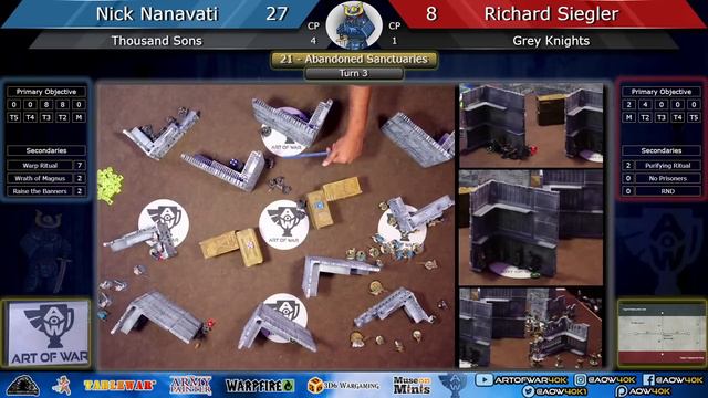 Thousand Sons vs Grey Knights 9th Edition Warhammer 40,000 Battle Report! смотреть онлайн