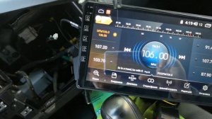 Магнитола 9 дюймов на Kyron