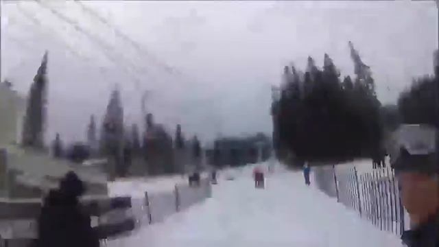 Сноуборд и лыжа скорости.... смотреть онлайн