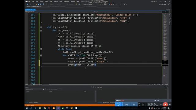 EN : Practical section for IQ Option bot making EP.1 | Make a bot based on candlestick colors Pytho смотреть онлайн