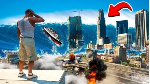 ТОРНАДО И ЦУНАМИ УНИЧТОЖИЛИ ЛОС САНТОС! КОНЕЦ СВЕТА  В ГТА 5 МОДЫ! ОБЗОР МОДА В GTA 5! ВИДЕО MODS