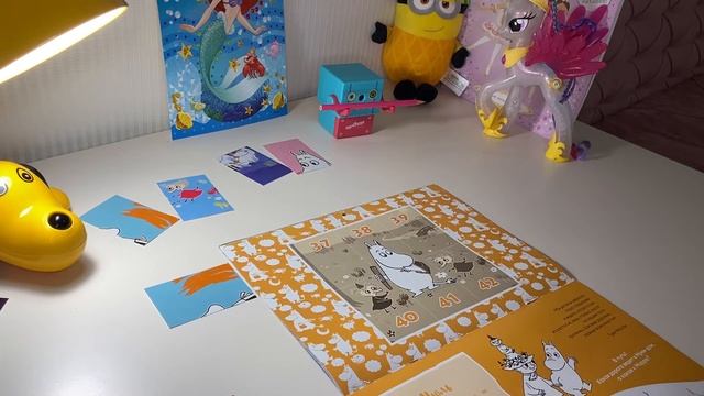 Календарь Муми-Трогательный Год! от Ленты. Клеим Муми стикеры и показываем каждый месяц календаря