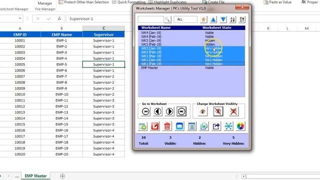 Demo: Worksheet Manager || PK's Utility Tool V1.0 || Free Available смотреть онлайн