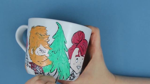 Creating a Unique Fan Art Mug with Porcelain Paint - Don't Stave Together смотреть онлайн