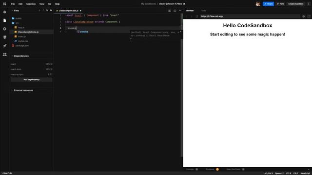 How to create a React Class Component in a nutshell смотреть онлайн