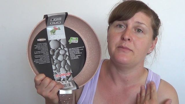 Обзор сковороды с ГРАНИТНЫМ покрытием, гранитная крошка смотреть онлайн