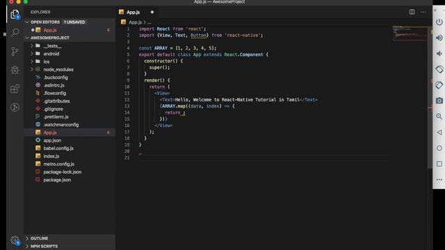 Pure Component and Functional Component - React | React-Native - React-Native Tamil. PART 6 смотреть онлайн