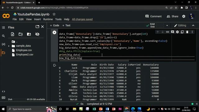 Handle Missing Values NaN Using Fillna Dataframe Python Pandas смотреть онлайн
