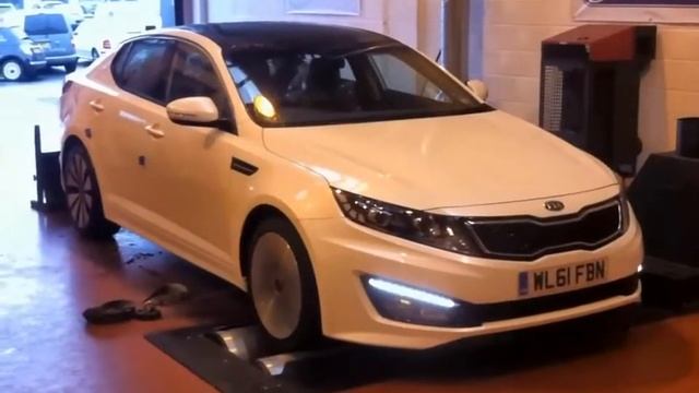 KIA ECU Remap Kia Optima Tuning 1 7 CRDi 134bhp Dyno Video смотреть онлайн