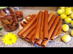 Домашняя пастила из слив Заготовки на зиму в дегидраторе  Oberhof Fruchttrockner В-53.