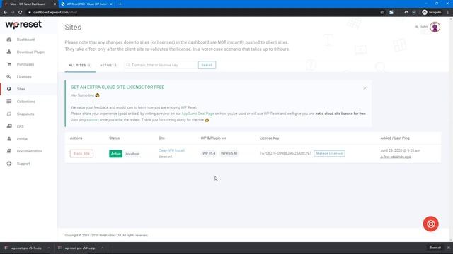 WP Reset - how to install the plugin after creating an account смотреть онлайн