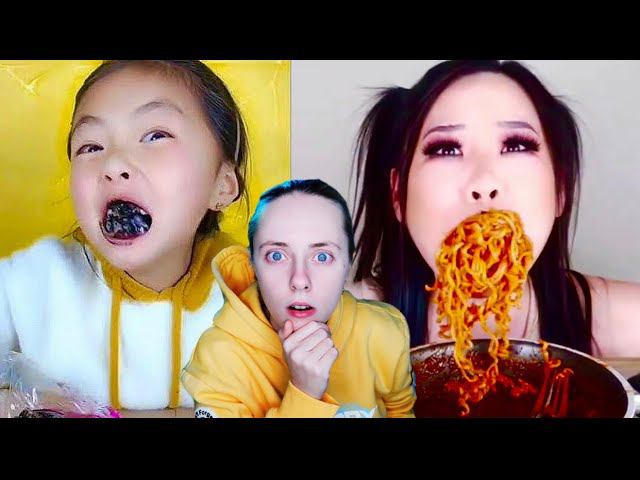 ДЕТИ против ВЗРОСЛЫХ в АСМР и МУКБАНГЕ реакция на мукбангеров смотреть онлайн