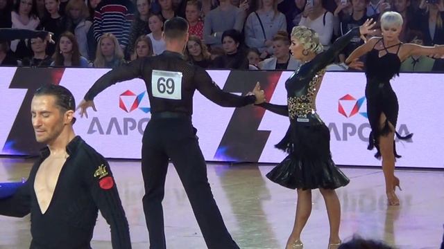 Timur Imametdinov - Nina Bezzubova Rumba / GrandSlam Latin ROC 2018 смотреть онлайн