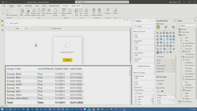 Is a parameter filtered in Power BI Paginated Reports??? смотреть онлайн
