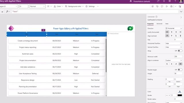 Power Apps Tutorial - Responsive Screen with Gallery & Filters - Beginner to Advanced смотреть онлайн