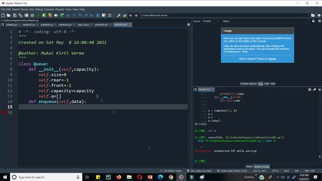 Data Structure with Python | Queue part1 | in Hindi смотреть онлайн