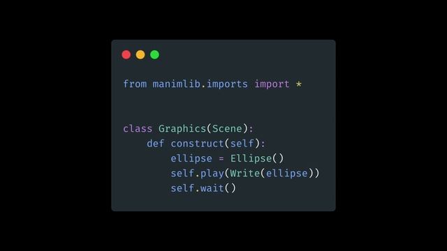 Manim Example | How to Show Ellipse in Manim смотреть онлайн