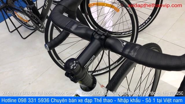 Xe đạp đua JAVA R300 màu trắng hiện đại dùng đồ SHIMANO SORA 18 tốc độ | 0983315936 смотреть онлайн