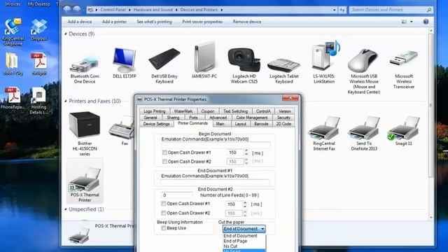 POS-X Thermal Receipt Printer: Installation and Logo Setup смотреть онлайн