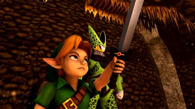 Perfect Cell Vs Young Link (Ocarina of time) смотреть онлайн