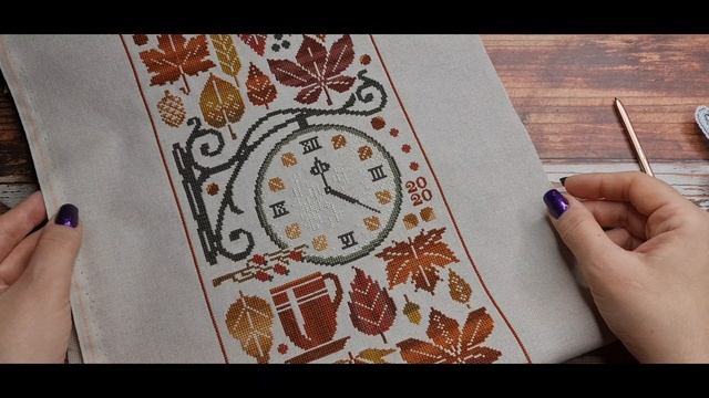 Процессы ноября и декабря. Вышивка крестом. смотреть онлайн