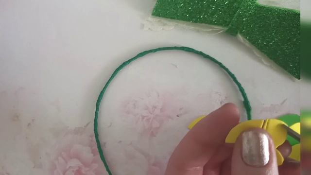 Очень простой и объёмный обруч из фоамирана легко и быстро. DIY смотреть онлайн